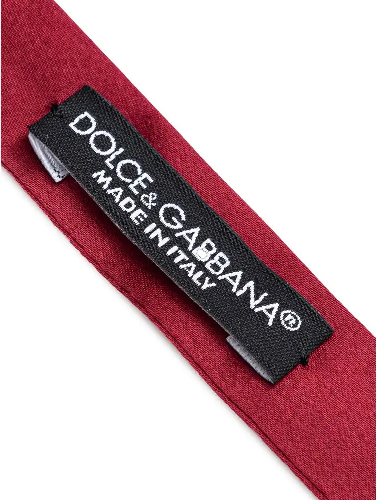 עניבת פרפר Dolce & Gabbana משי אדום