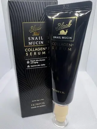 Serum Glamfox Collagen Serum with Black Snail Mucin