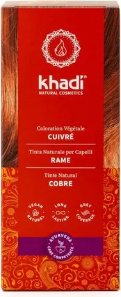 Herbal Hair Dye Khadi Copper Plant Hair Colour Copper Gold to Copper Red Natural