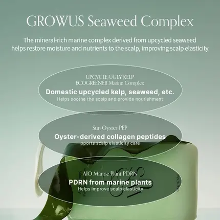 Shampoo Grow Gorgeous Algae Therapy Mineral Shampoo with Seaweed Complex and Biotin