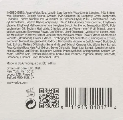 Wax Oribe Rough Luxury Molding Wax