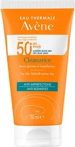 Emulsion Face Sun Protection Avène Cleanance Sun SPF 50+