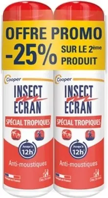 Insect Repellent Cooper Insect Ecran Tropical Formula Pack Of 2