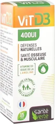 Sant Verte Vitamin D3 400 IU 15ml