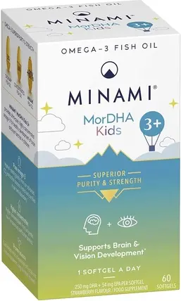 Minami Mordha Mini 3+ Omega-3 Dha Softgels