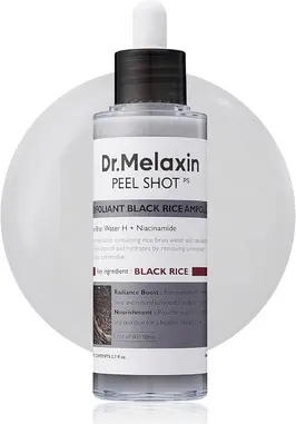 Peeling Ampoule Dr. Melaxin Peel Shot Glow Black Rice Peeling Ampoule