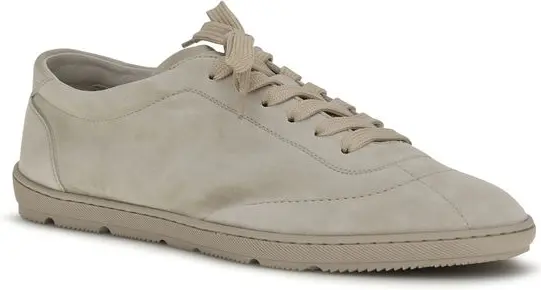 Sneakers Brunello Cucinelli Beige Calf Leather Bos Taurus Low Top