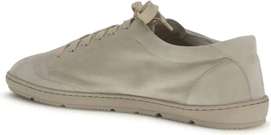 Sneakers Brunello Cucinelli Beige Calf Leather Bos Taurus Low Top