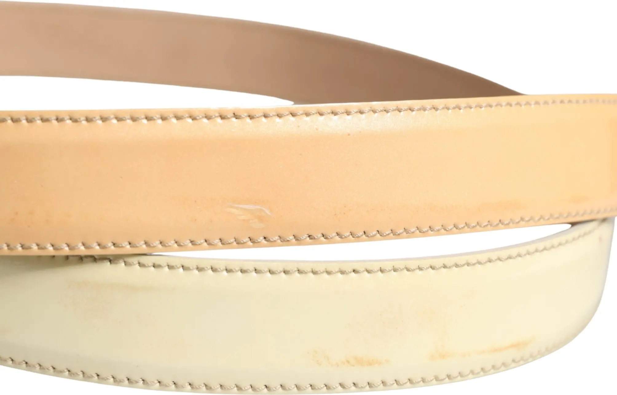 Leather Logo Belt Prada