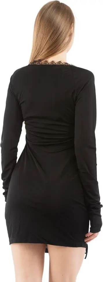Black Viscose Casual Dress Moschino