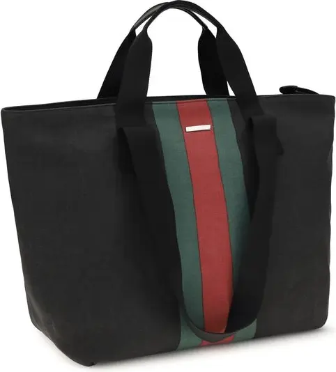 Black Cotton Shoulder Bag Gucci