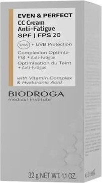 קרם יום גוון Biodroga Even & Perfect CC Cream נגד עייפות SPF 20