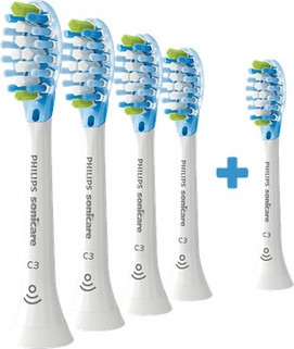 ראשי מברשת 5 יחידות Philips Sonicare C3 Premium Plaque Defense