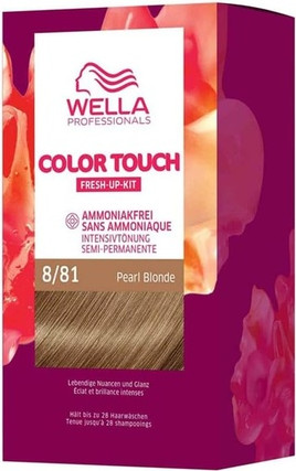 צבע לשיער חצי קבוע Wella Professionals Color Touch 8/81 בלונד פנינה