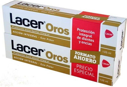 משחת שיניים Lacer Golds פעולה משולבת