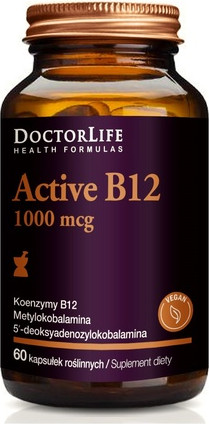 Doctor Life ויטמין B12 פעיל 1000 מק"ג מתילקובלמין - תוסף תזונה