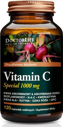 Doctor Life ויטמין C Special 1000 מ"ג שחרור מושהה קפסולות תוסף תזונה